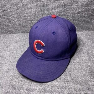 Chicago Cubs Hat Cap Fitted Youth 6 3/4 Blue Red MLB Baseball New Era 59FIFTY